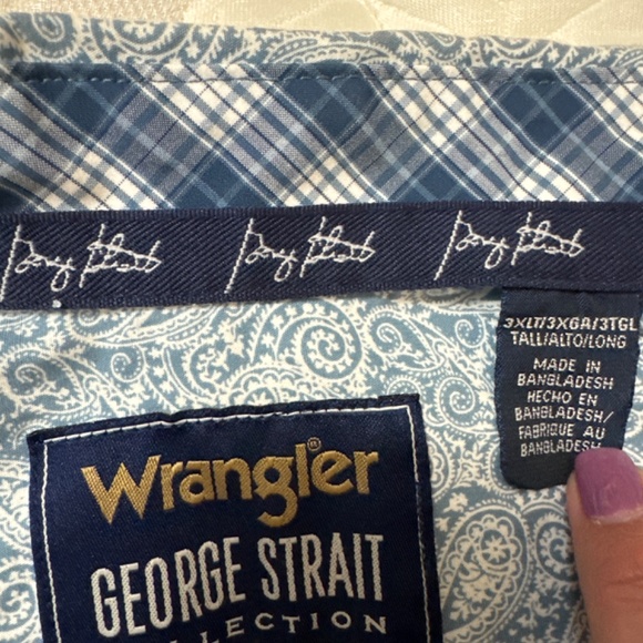 Wrangler Dress Shirt size 3XLT - Picture 3 of 3